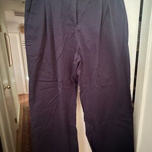 Wildfang Empower Wide Leg Trouser -Navy